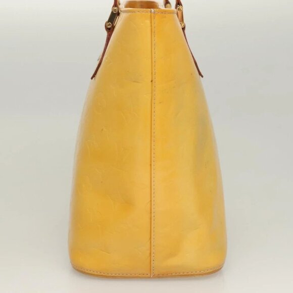 LOUIS VUITTON Monogram Vernis Houston Hand Bag Gris M91053 LV Authentic - Picture 9 of 13